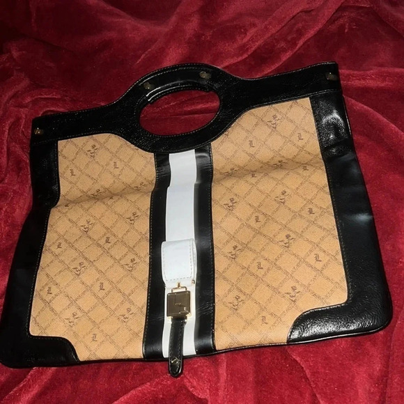 L.A.M.B. Black and Tan Clutch - Picture 11 of 15